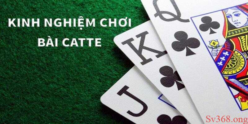 cách chơi game bài Catte