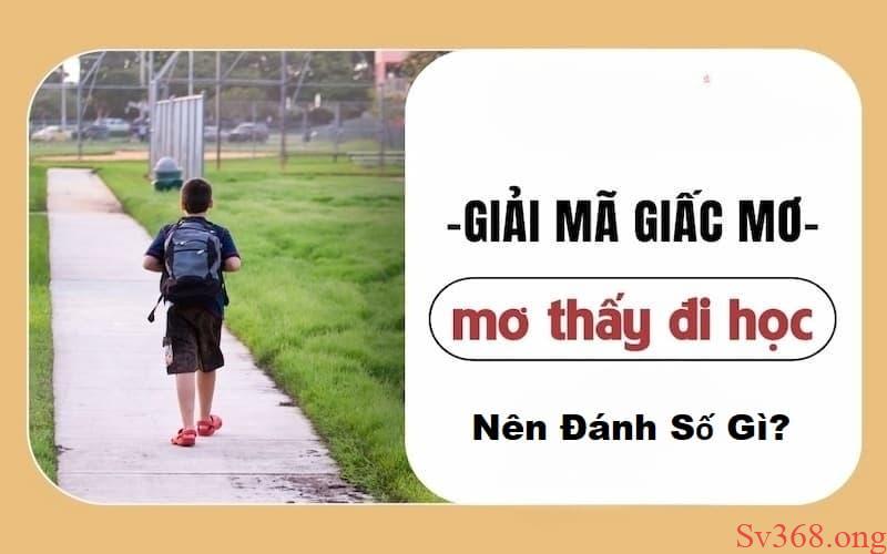 mơ thấy đi học